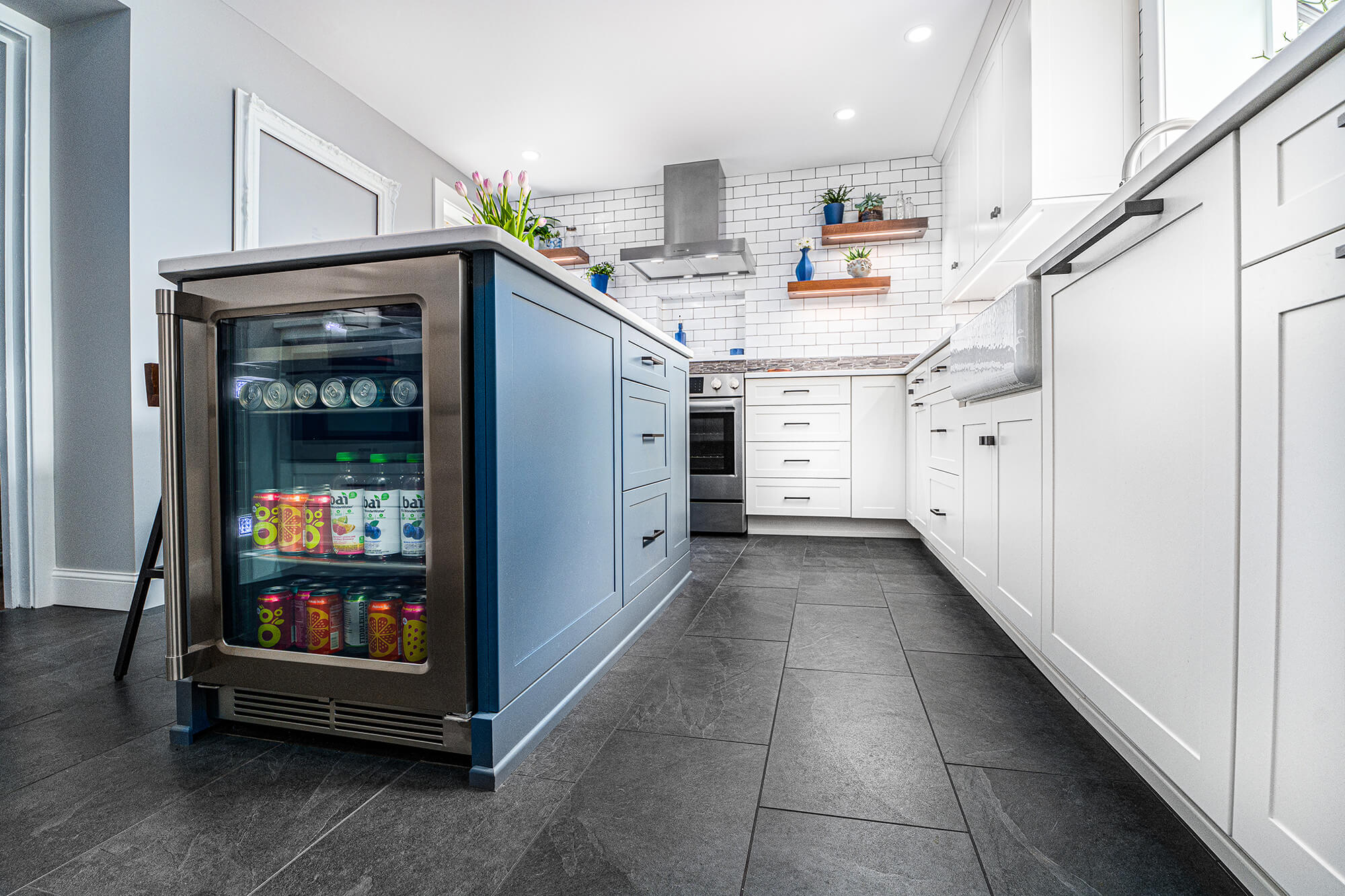 Custom Small Farmhouse Kitchen Cabinet Design, Phoenixville, PA